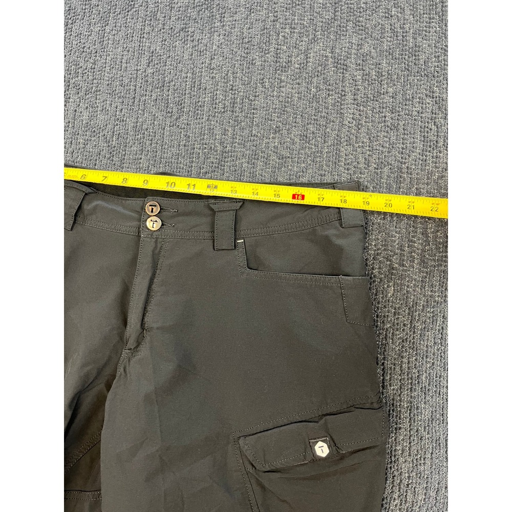 Truewerk T1 Werkshorts Mens 36 Long Black Technical Cargo Work Shorts - Picture 7 of 8